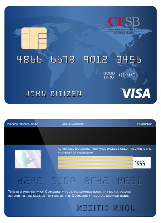 USA Community federal savings bank visa card